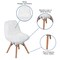 Shaggy Faux Fur White Accent Chair - Shag Style Kids Chair for Ages 5-7 - Kids Playroom Chair